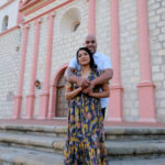 Ariane and Anthony at Mission Santa Barbara